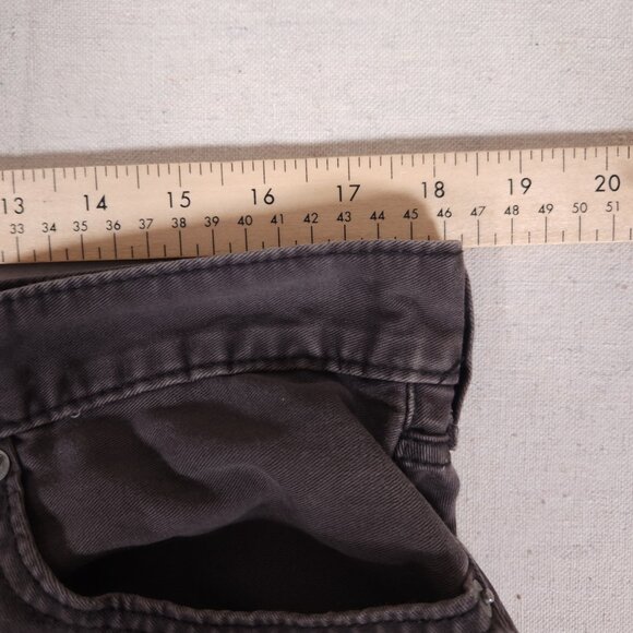 Levis Charcoal Gray 559 Relaxed Fit Denim Pants Mens 36x30 Jeans RUNS SMALL - Picture 3 of 16